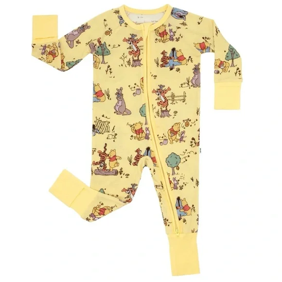 Little Sleepies | Pajamas | Little Sleepies Winnie The Pooh Zippy  display picture 1
